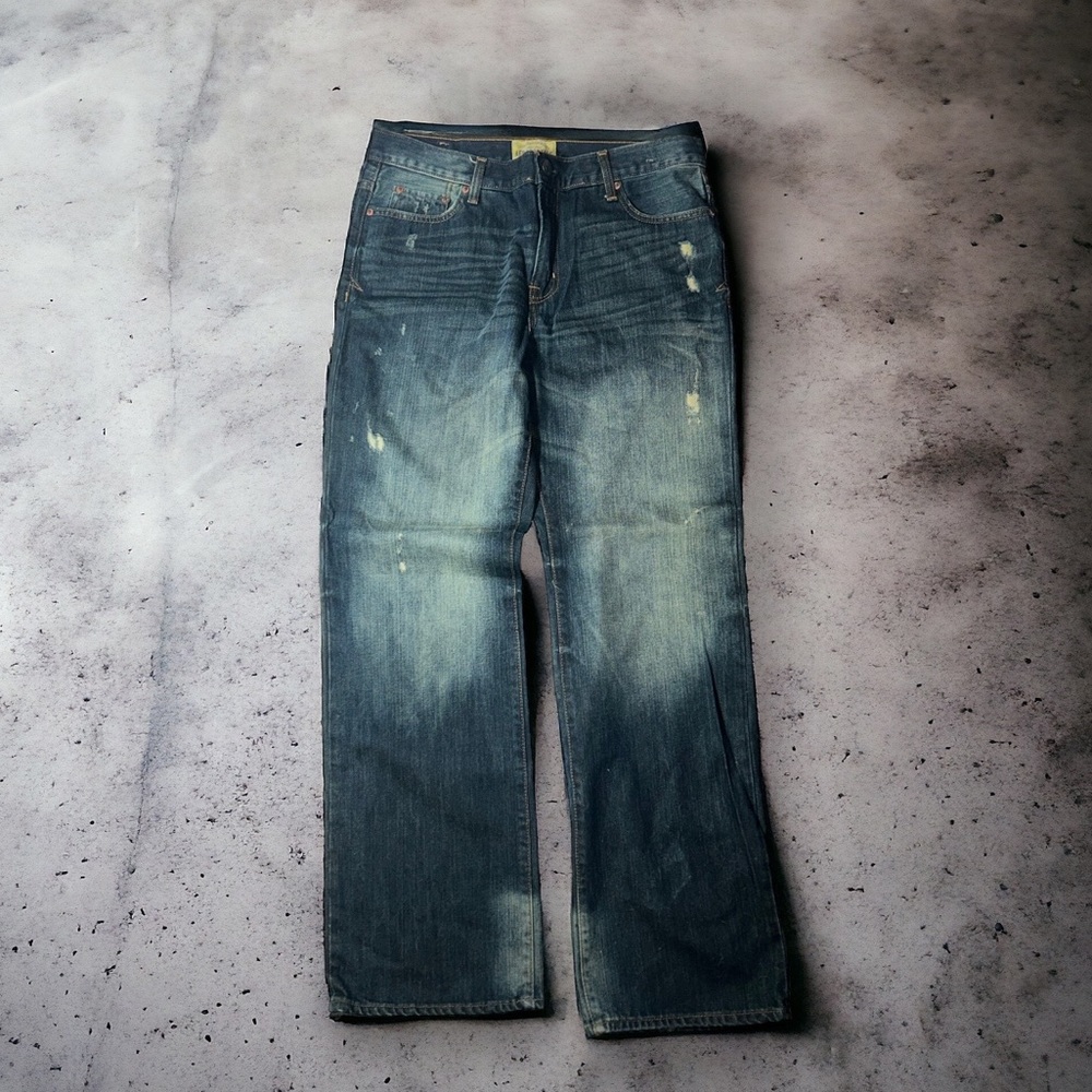 Men’s Aeropostale Benton Original Bootcut Denim Blue Jeans 👖 Size 34x34 NWOT